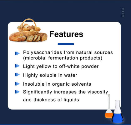 Deosen Food Grade Xanthan Gum Additives F80 for Various Foods